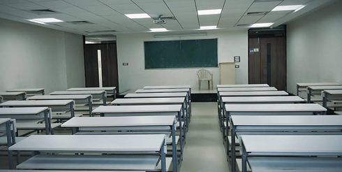 classroom and interior